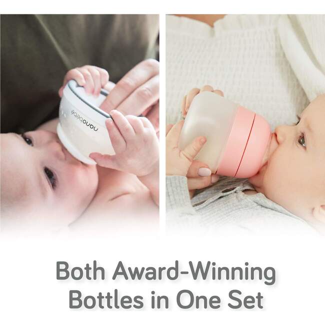 Baby Bottle Complete Feeding Set, Pink