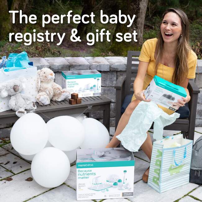 Baby Bottle Complete Feeding Set, Teal - Bottles - 6