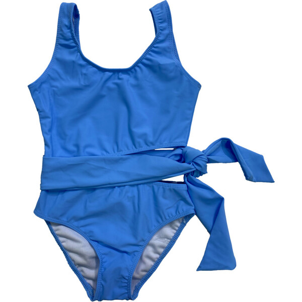Kids Tank Tie Side Swimsuit Light Blue - Cheryl Creations Exclusives ...