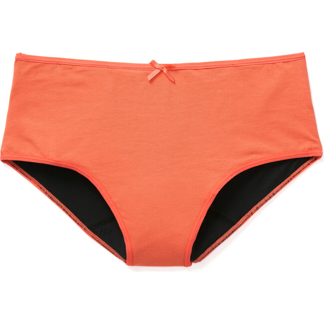 Blake Midi Brief Period Panty, Medium Orange - Period Underwear - 1
