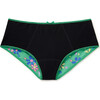 Blake Midi Brief Period Panty, Floral Green - Period Underwear - 2