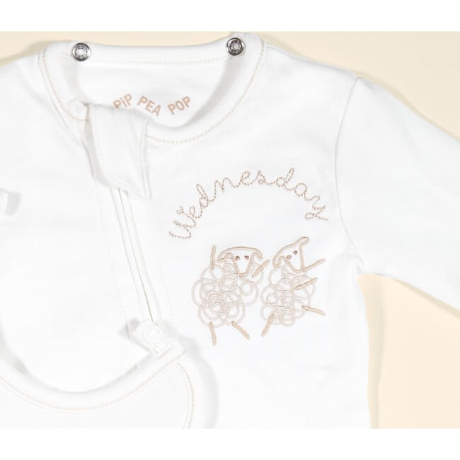 The Babysuit with Bib, Silly Sheep - Onesies - 3