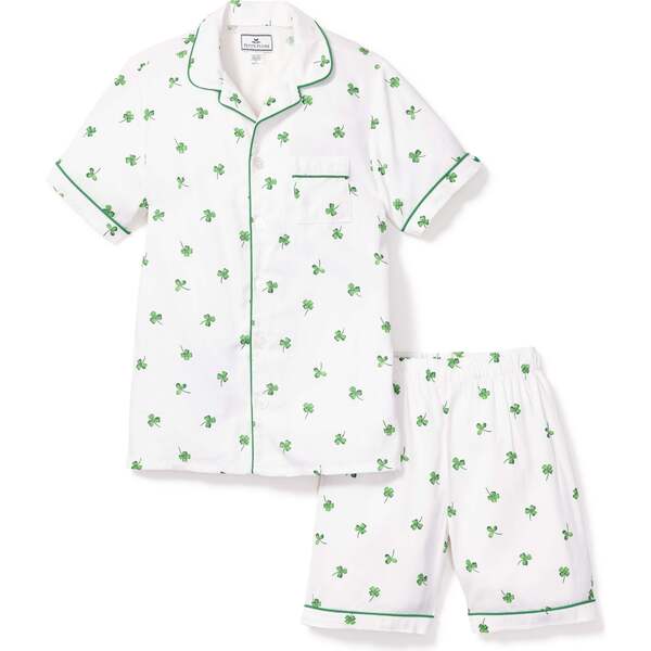 Kids Classic Short Set, Shamrocks - Petite Plume Mommy & Me Shop ...