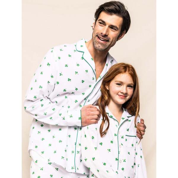 Men's Pima Pajama Set in Whimsical Winter Saks x Petite Plume