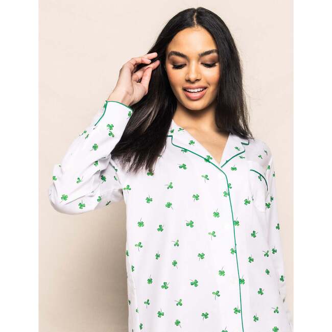 Women's Nightshirt, Shamrocks - Pajamas - 3