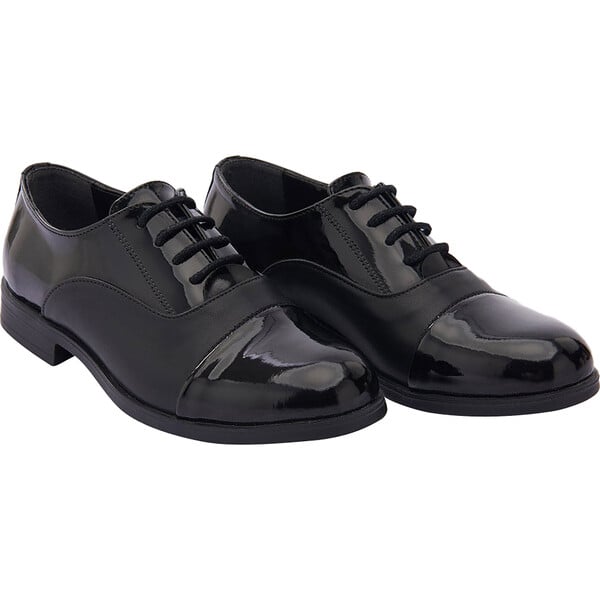 Patent Oxford Shoes, Black - Moustache Shoes | Maisonette