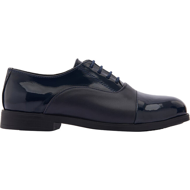 Patent Oxford Shoes, Navy