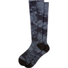Women's Knee-High Compression Socks, Tie Dye Black - Socks - 1 - thumbnail