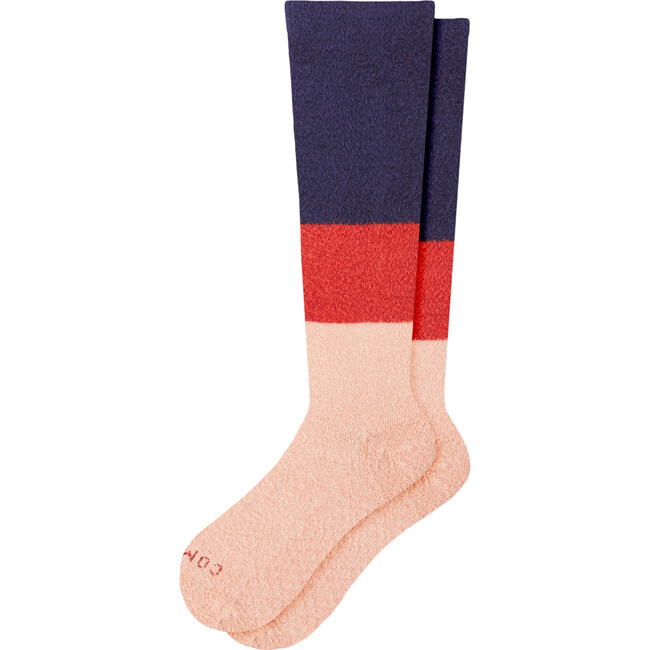 Women's Cozy Compression Socks, Grape/Rose