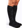 Women's Knee-High Compression Socks, Tie Dye Black - Socks - 2