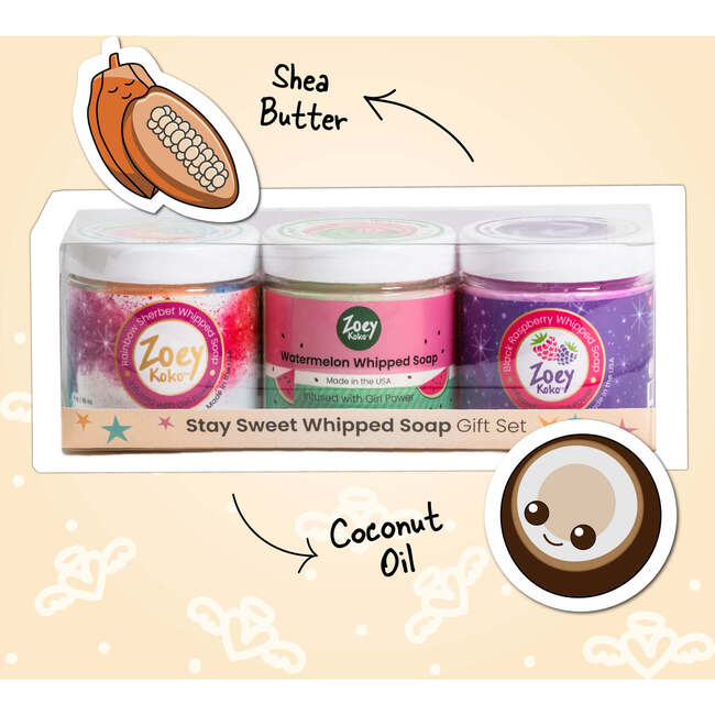 Stay Sweet Whipped Soap Gift Set