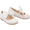 Patent Elastic Bow Flats, White - Mary Janes - 1 - thumbnail