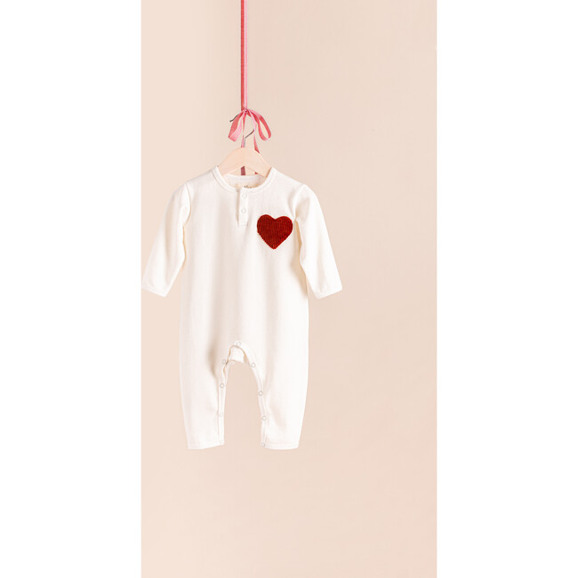 Organic Cotton Corduroy Heart Onesie - Onesies - 3