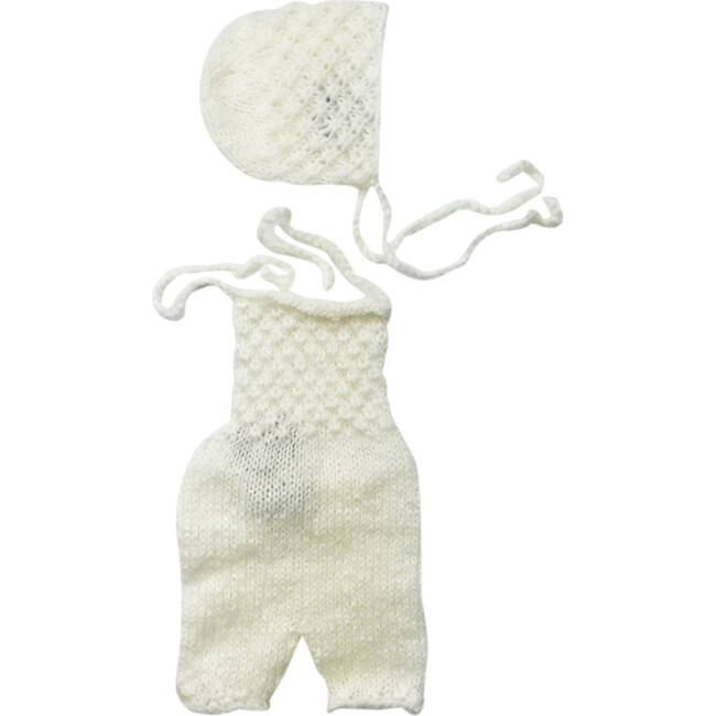 Newborn Mohair Pant and Bonnet Set