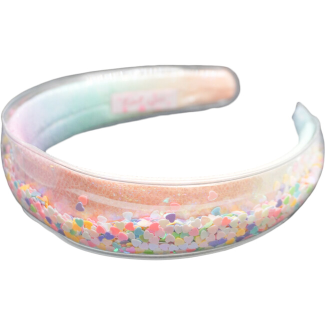 Confetti Heart Headband, Pastel - Hair Accessories - 1