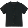 Muslin Shirt, Black - Shirts - 1 - thumbnail