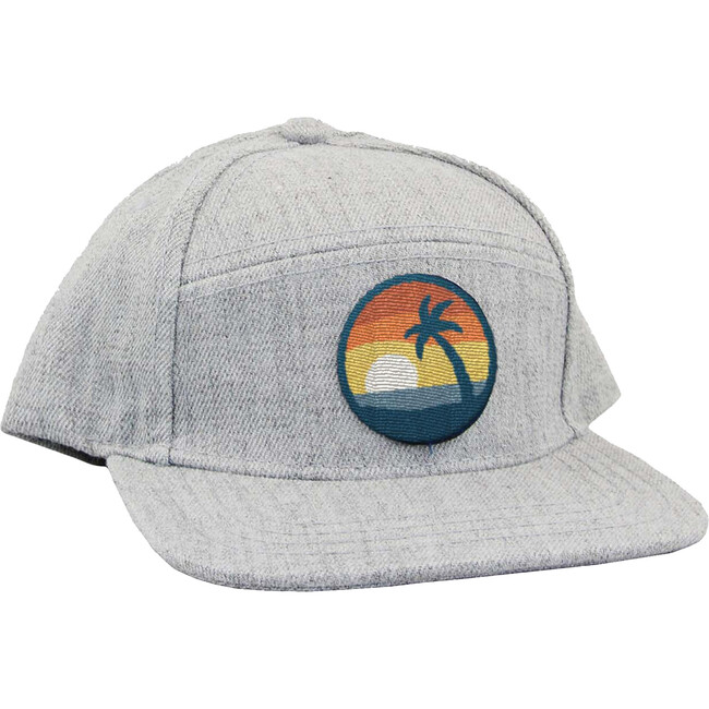 Palm Sunset Embroidered Snapback