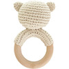 Cotton Crochet Rattle Teether Bear - Other Accessories - 1 - thumbnail