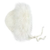 Arctic Bonnet with Faux Fur, Cream - Hats - 1 - thumbnail