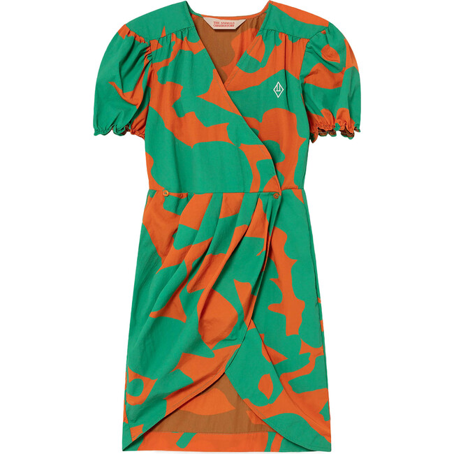 Weasel - Dress, Orange Stains - Dresses - 1