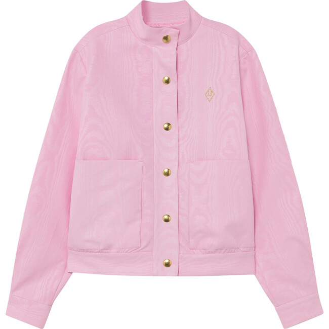 Moare Tiger Jacket, Pink Logo