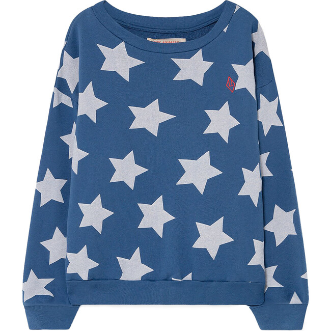 Bear Sweatshirt, Blue Stars