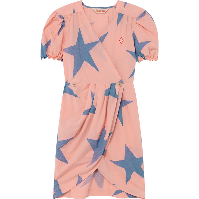 Weasel Dress, Pink Stars - Dresses - 1