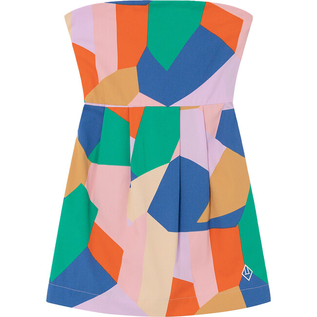 Dragonfly Dress, Lilac Geometric Forms - Dresses - 1
