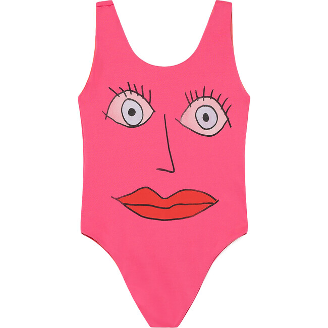 Trout Swimsuit, Pink Face