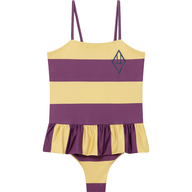 Clownfish Swimsuit, Yellow Stripes - One Pieces - 1