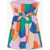 Dragonfly Dress, Lilac Geometric Forms - Dresses - 4