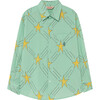 Wolf Shirt, Blue Stars - Shirts - 1 - thumbnail