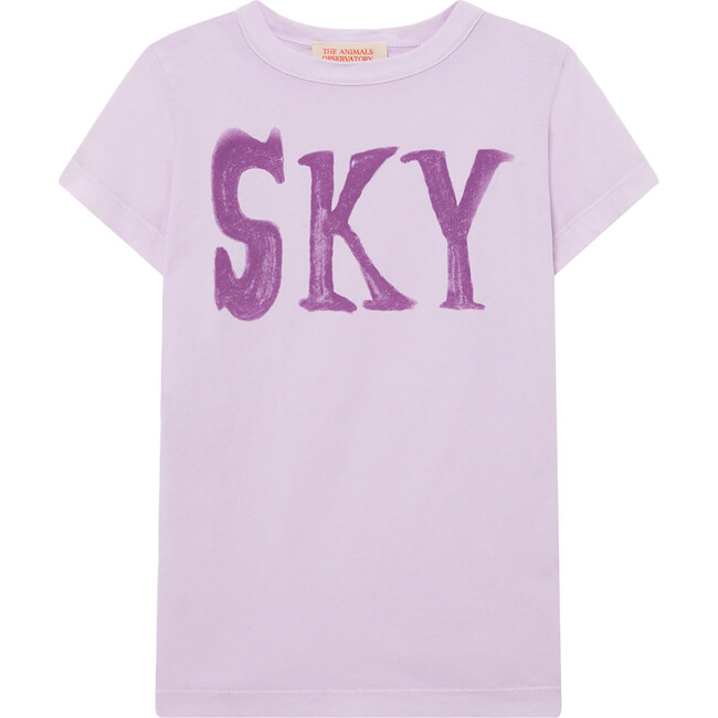 Hippo T-Shirt, Lilac Sky - T-Shirts - 1