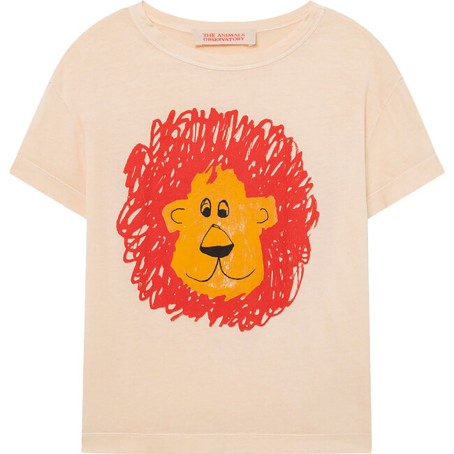 Rooster T-Shirt, Beige Lion - Tees - 1