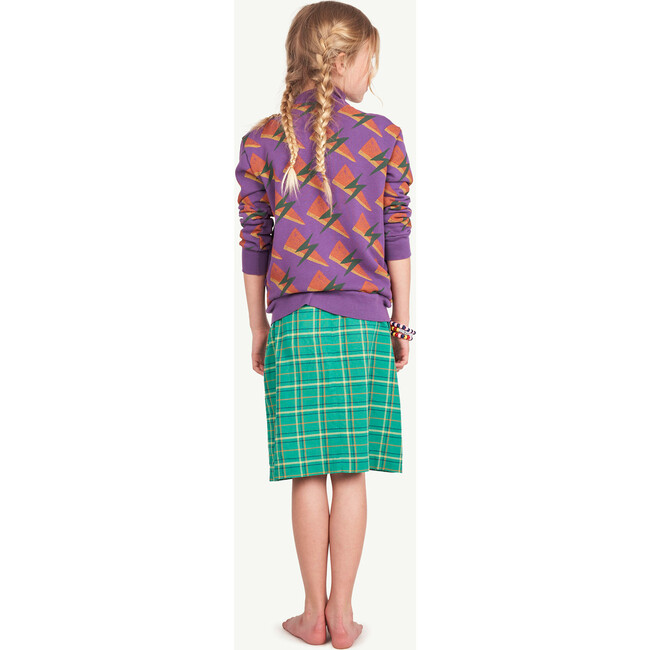 Zebra Sweatshirt, Purple Lightning - Sweatshirts - 3