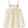 Striped Dress, Yellow - Dresses - 1 - thumbnail