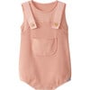 Knit Romper, Peach - Rompers - 1 - thumbnail