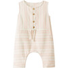 Striped Jumpsuit, Pink - Rompers - 1 - thumbnail