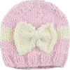 Sabrina Bow, Pink and Cream - Hats - 1 - thumbnail