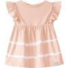 Striped Ruffle Dress, Pink - Dresses - 1 - thumbnail