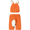 Rusty Fox Newborn Set, Orange - Hats - 1 - thumbnail