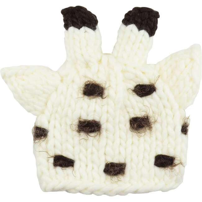 Sophie Giraffe, Cream and Brown - Hats - 1