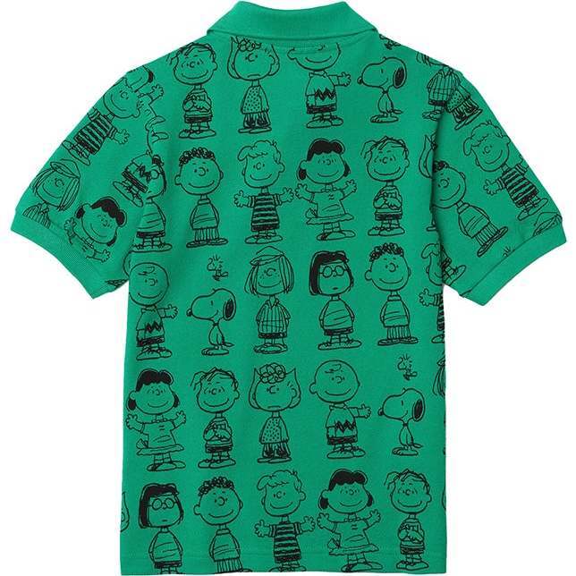 Peanuts Polo Shirt, Green - Polo Shirts - 2
