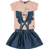 Far Far Away Castle Tee, Soft Pink - T-Shirts - 3