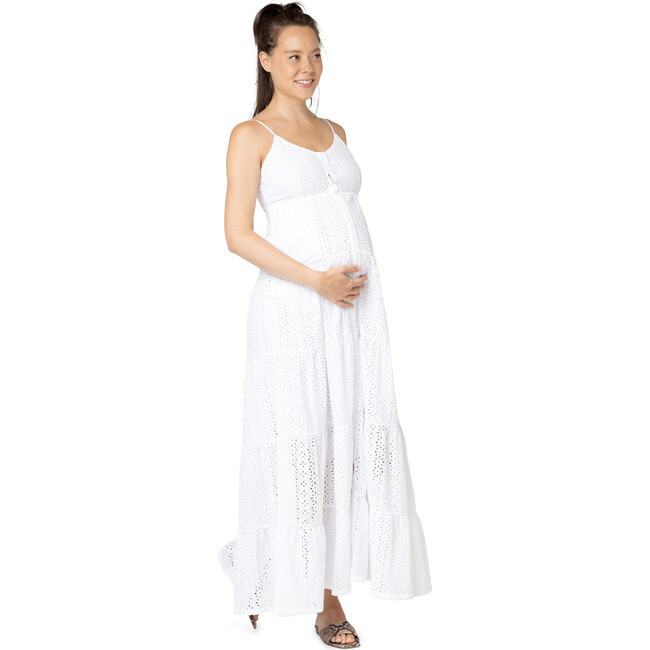 Women's Lisboa Dress, Eyelet - Dresses - 2