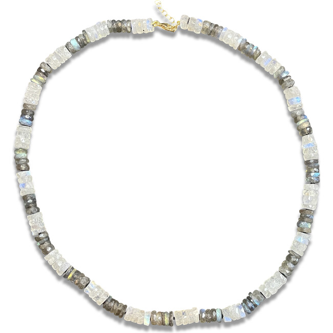 Atlas Moonstone Labrodorite Necklace - Necklaces - 1