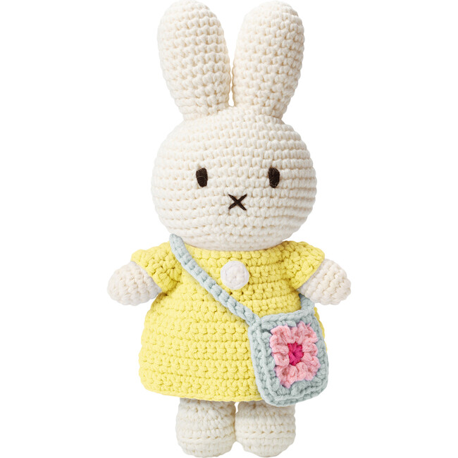 Miffy Handmade And Her Pastel Yellow Dress + Flowerbag