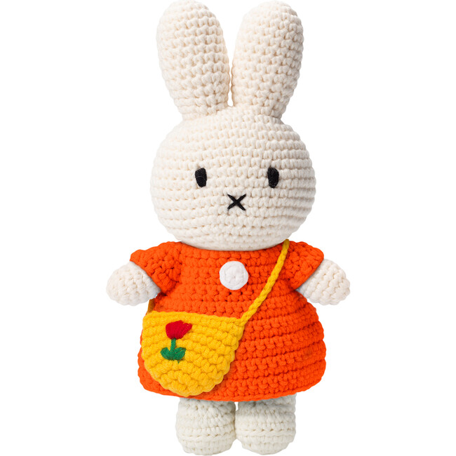 Miffy Handmade And Her Orange Dress + Tulip Bag - Dolls - 1