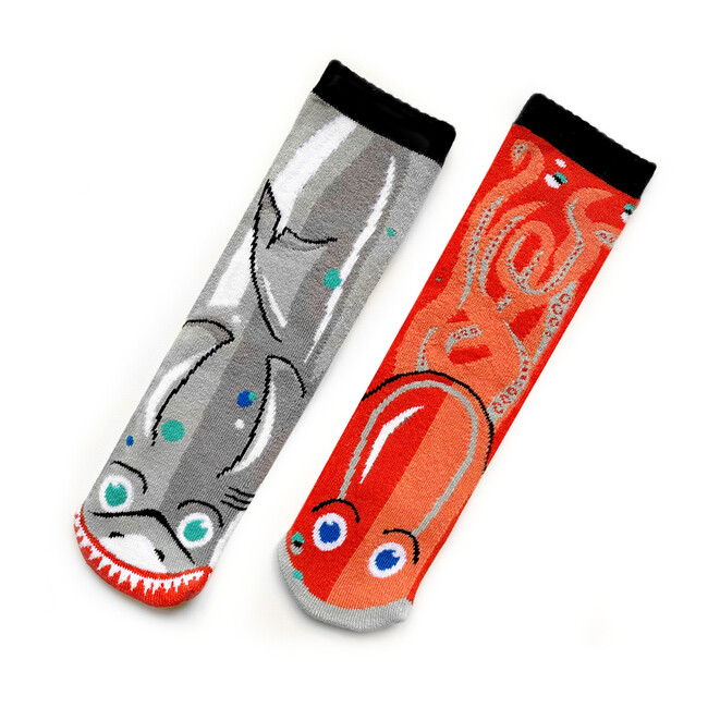 Shark & Octopus, Mismatched Socks Set