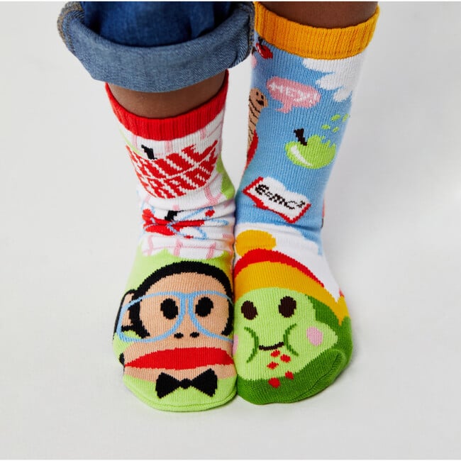 Julius the Monkey and Sam the Bookworm Fun Mismatched Pals Socks by Paul Frank™ - Socks - 3